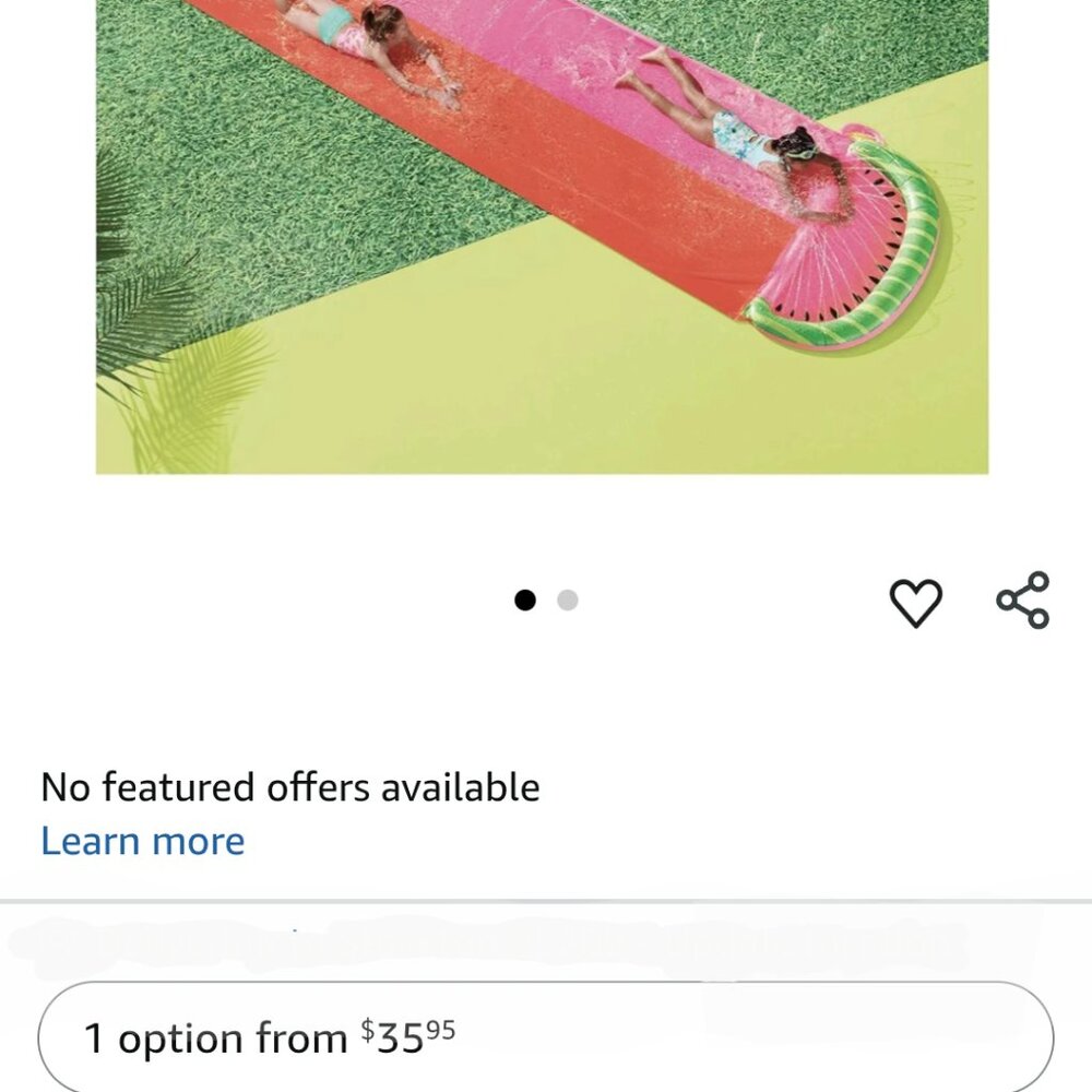 🧸❤️ Just Posted ❤️🧸 New in Box Watermelon Water Slide - Picture 5 of 5